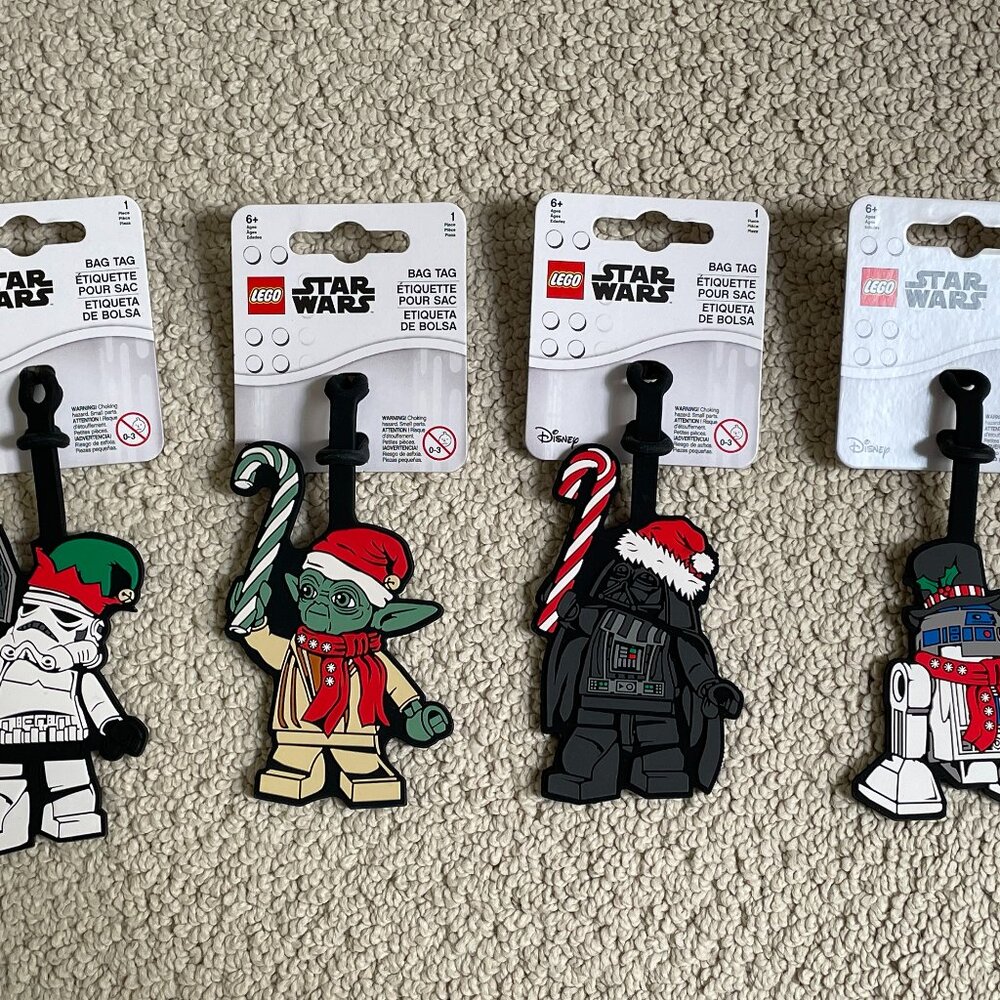 LEGO Star Wars Holiday Bag Tags - NWT